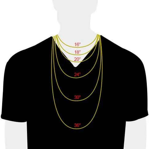 Fully Iced Out Gold Finish 1 Row Lab Made CZ Chain