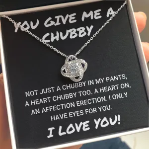 Funny Valentine's Day Forever Love Necklace