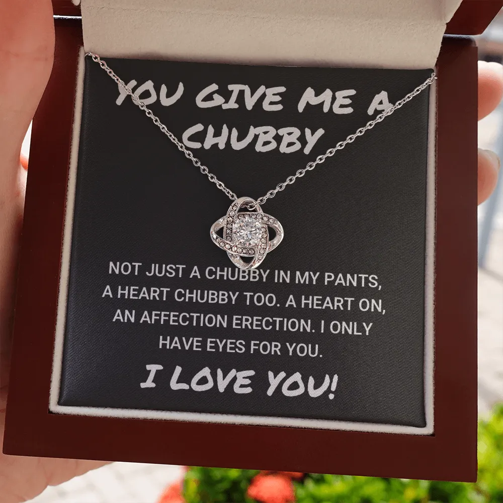 Funny Valentine's Day Forever Love Necklace