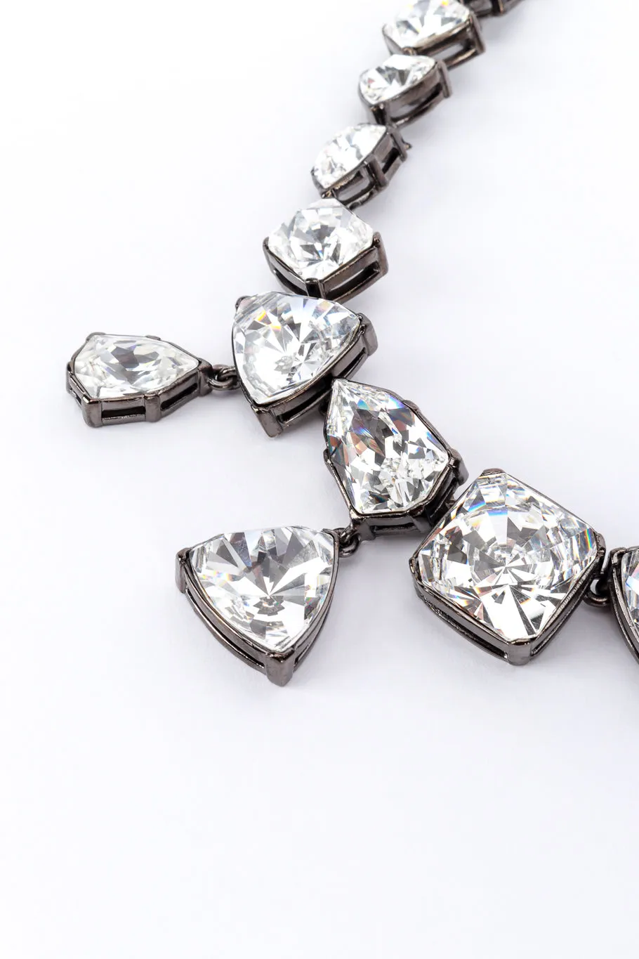 Geo Chunky Crystal Collar Necklace