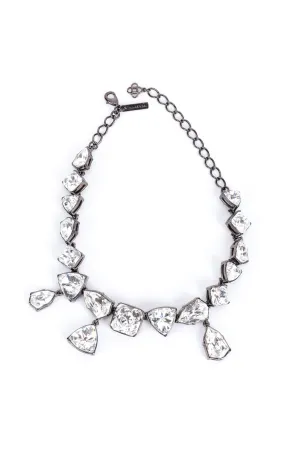 Geo Chunky Crystal Collar Necklace