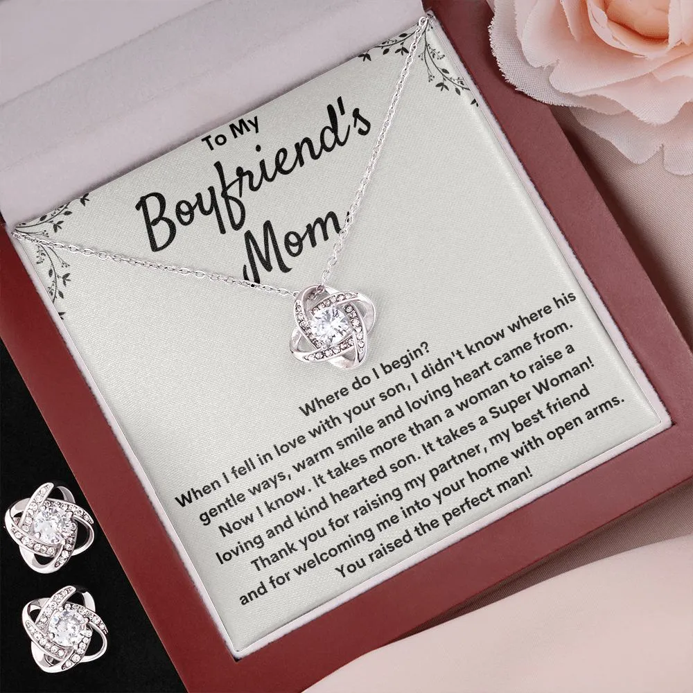 Gift for Boyfriend's Mom - Love Knot Earring Set - Where Do I Begin