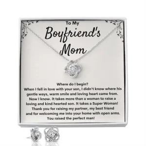 Gift for Boyfriend's Mom - Love Knot Earring Set - Where Do I Begin