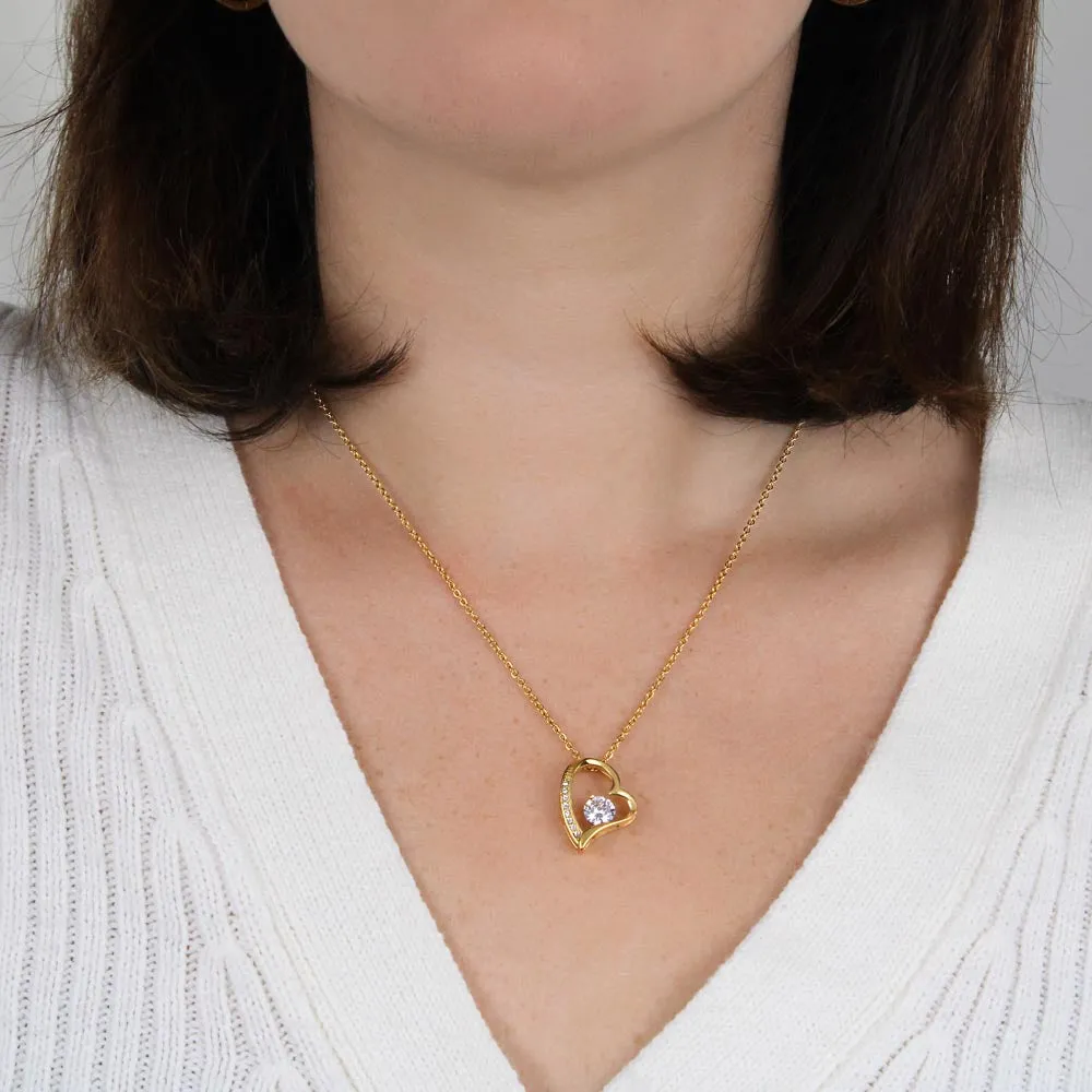 Gift From Dad , Daughter Necklace Gift from Dad, Daughter Necklace, 14k White Gold , Top Gift for Daughter