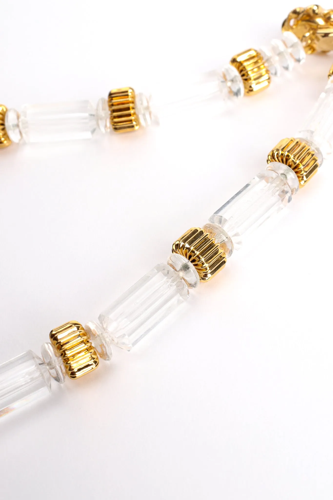 Glass Bead Waterfall Necklace