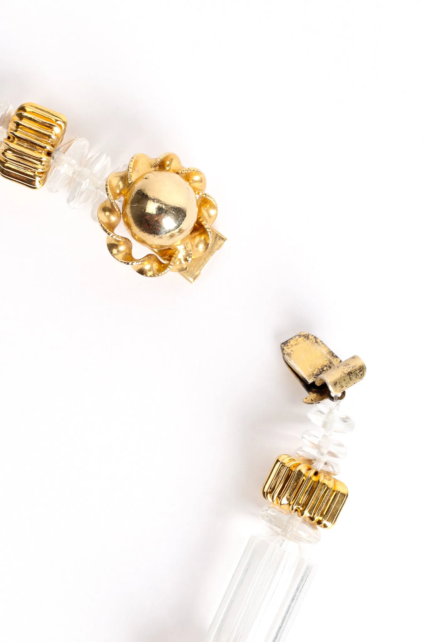 Glass Bead Waterfall Necklace