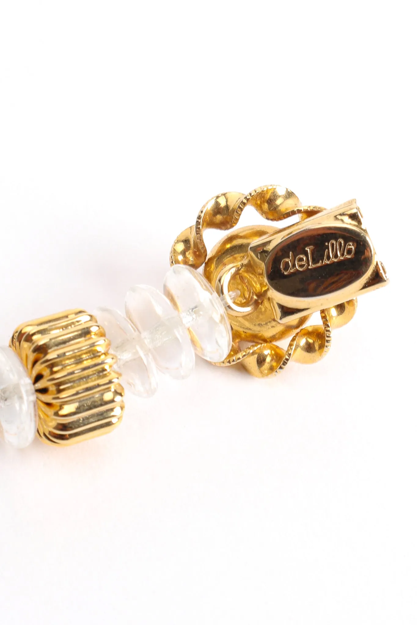Glass Bead Waterfall Necklace