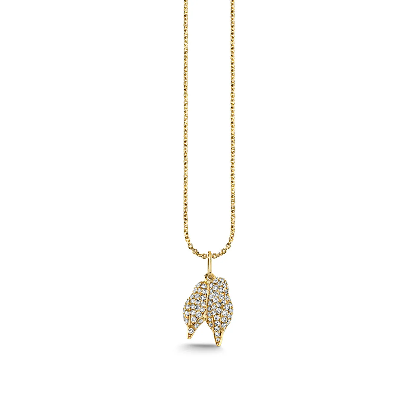 Gold & Diamond Lovebirds Charm