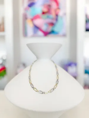 Gold & Silver Chain Necklace