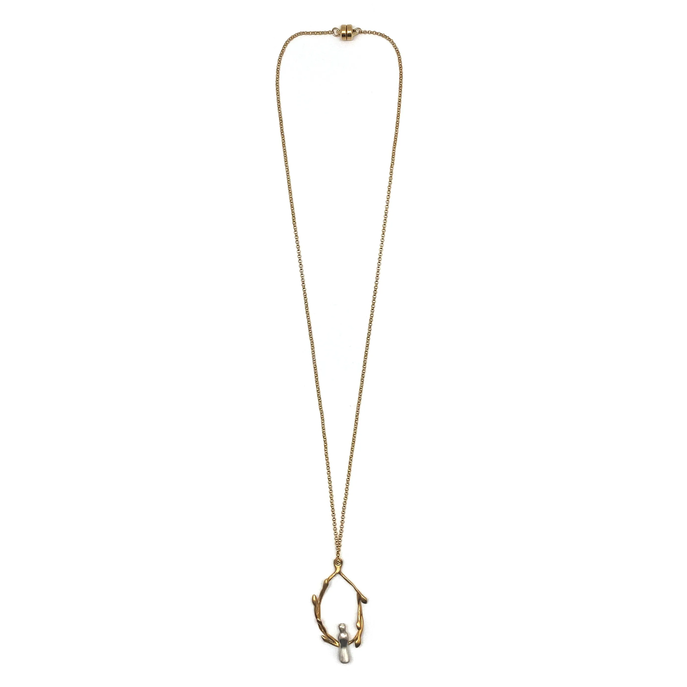 Gold Vermeil Bird Necklace