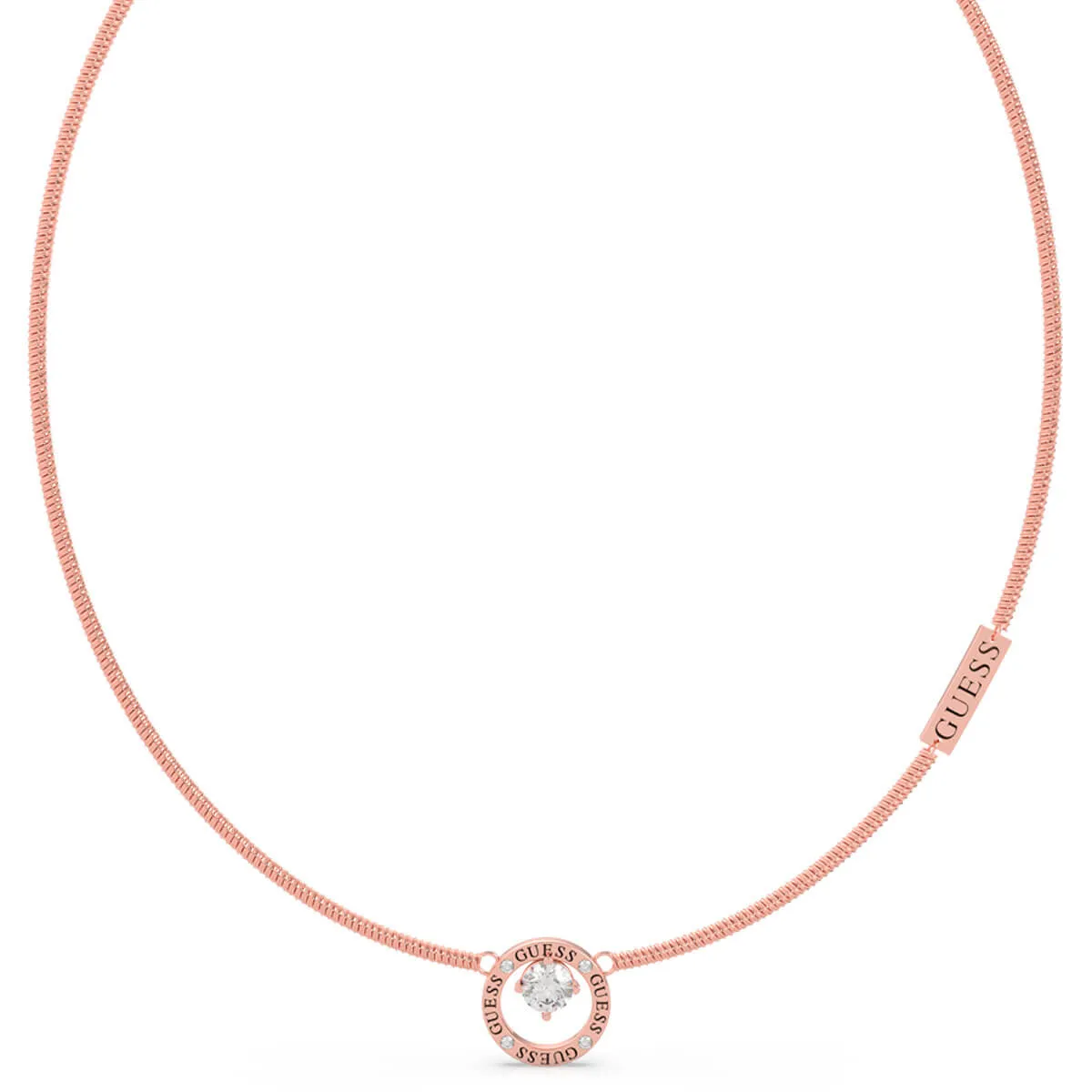Guess All Around You Rose Gold Necklace
