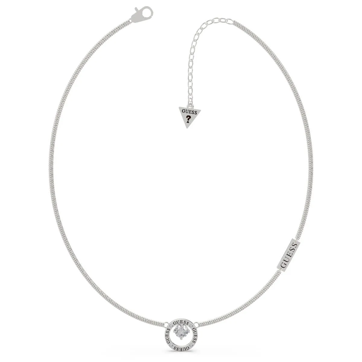 Guess All Around You Silver Necklace