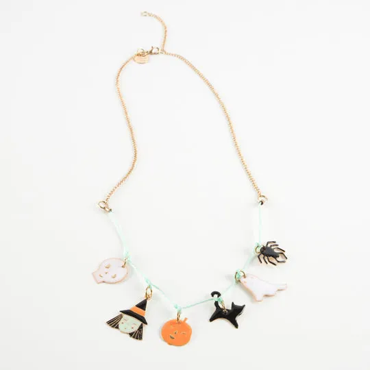 Halloween Enamel Necklace
