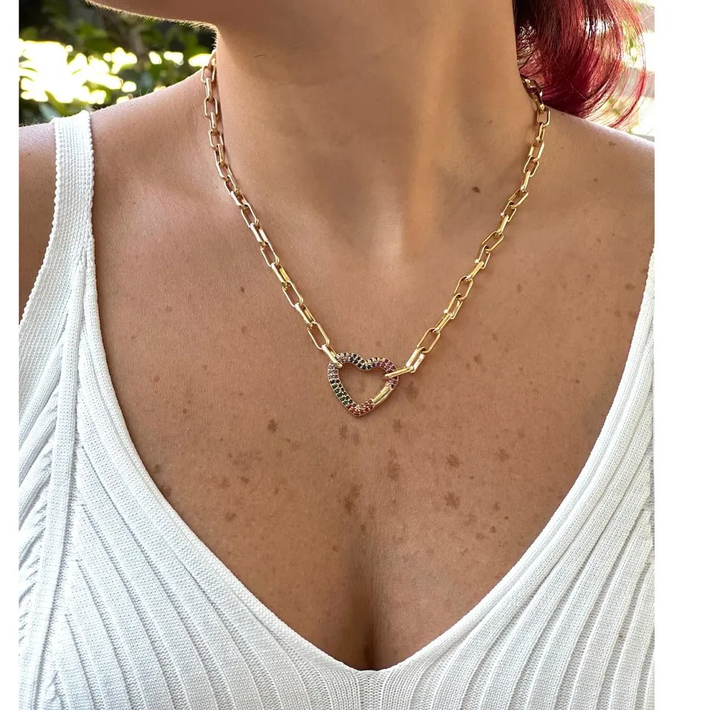 Heart Lock Necklace