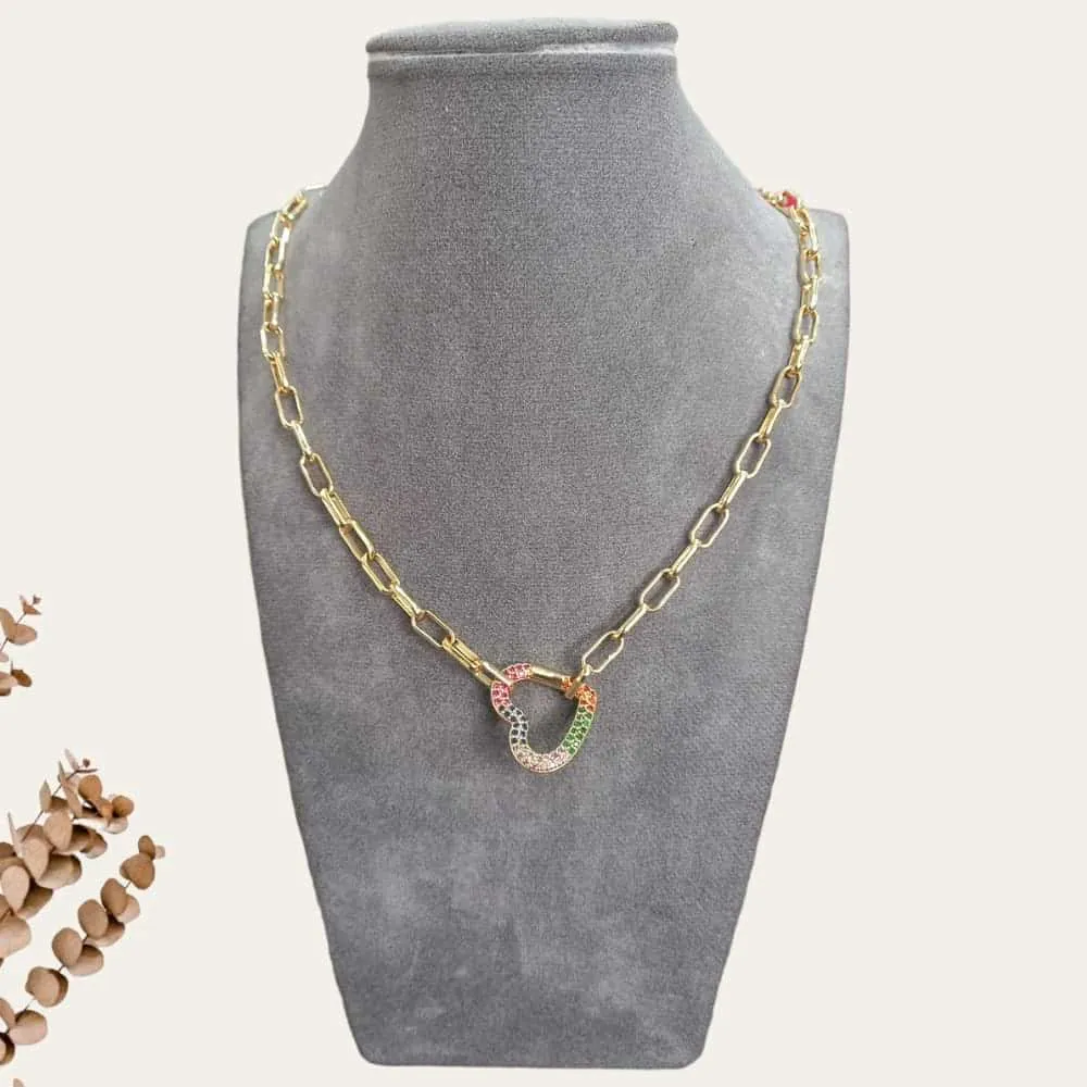 Heart Lock Necklace