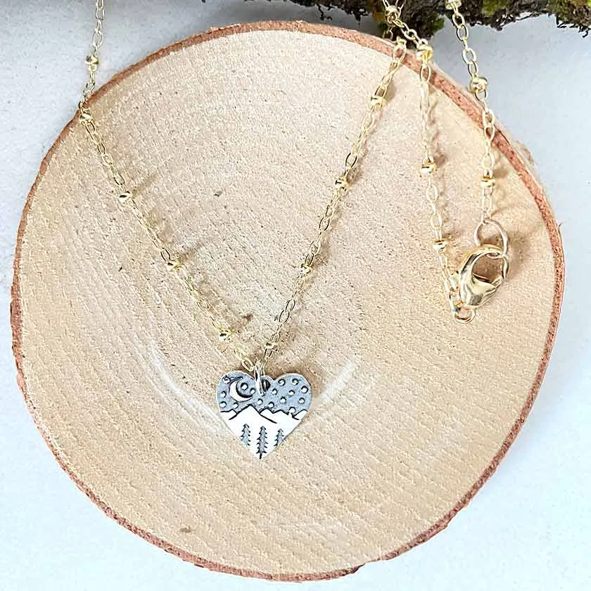 Heart Mountain Necklace