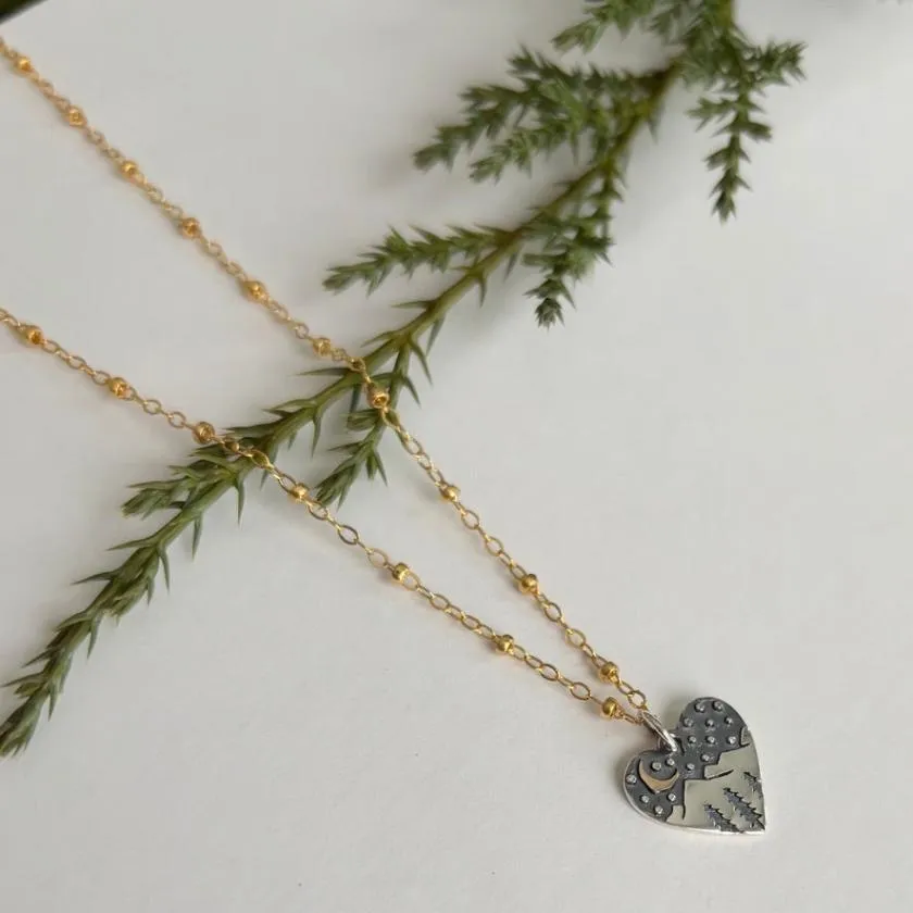 Heart Mountain Necklace