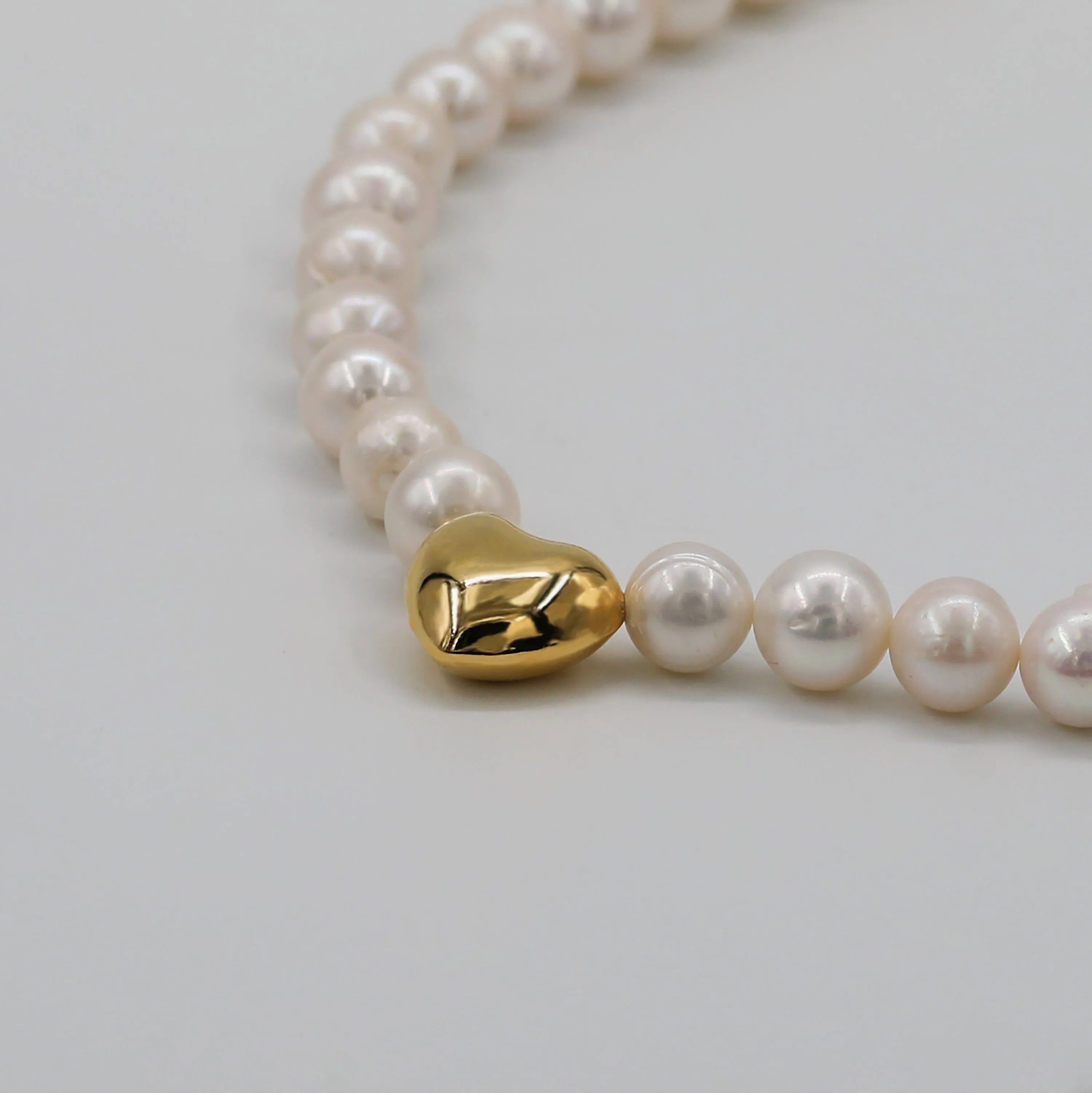 Heart Pearly Necklace