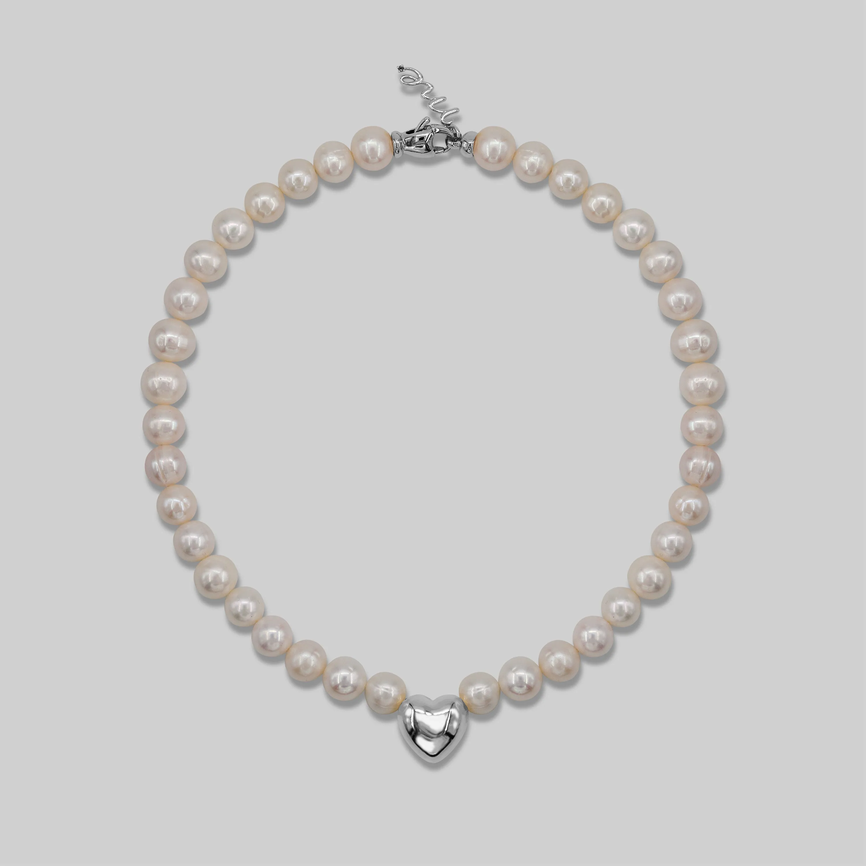 Heart Pearly Necklace