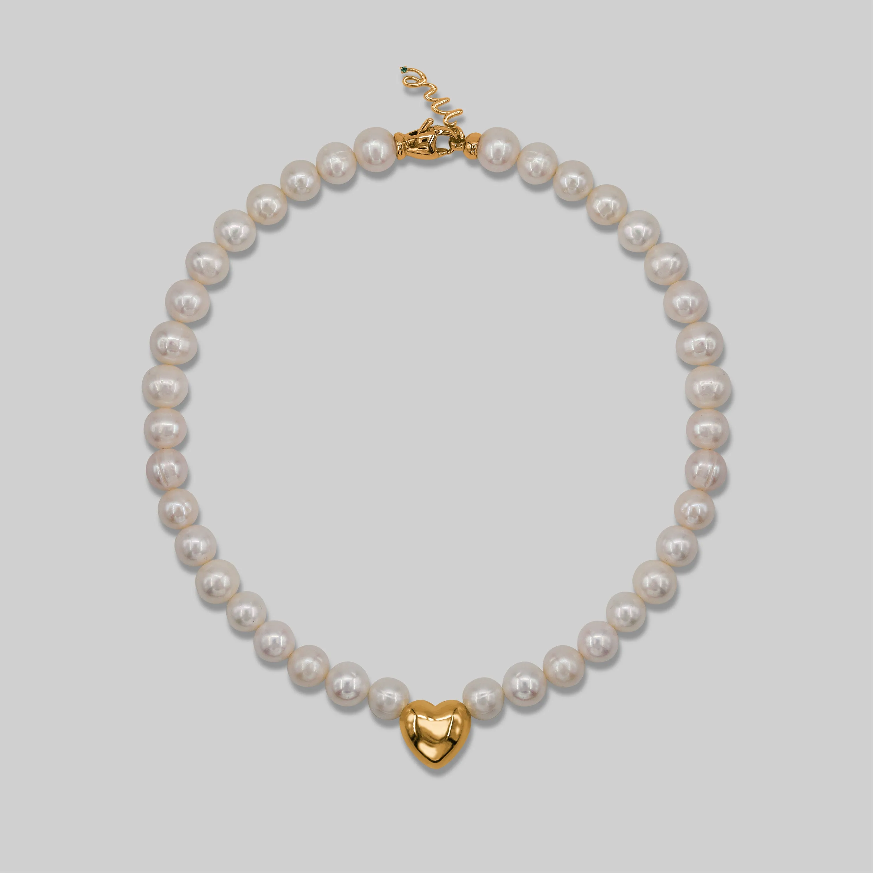 Heart Pearly Necklace