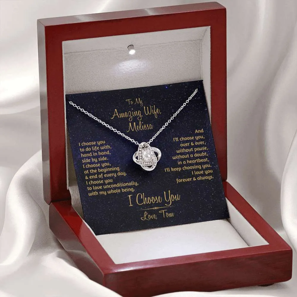 I choose you personalized LK