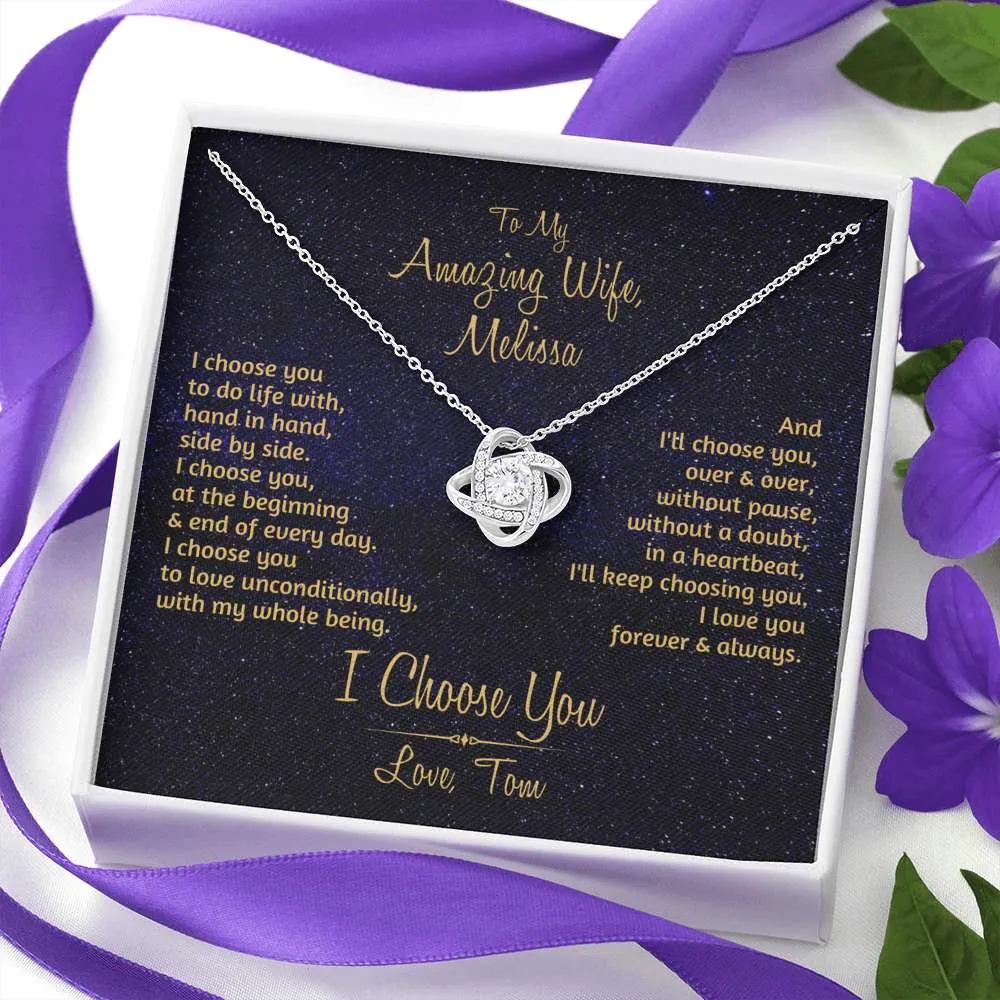 I choose you personalized LK