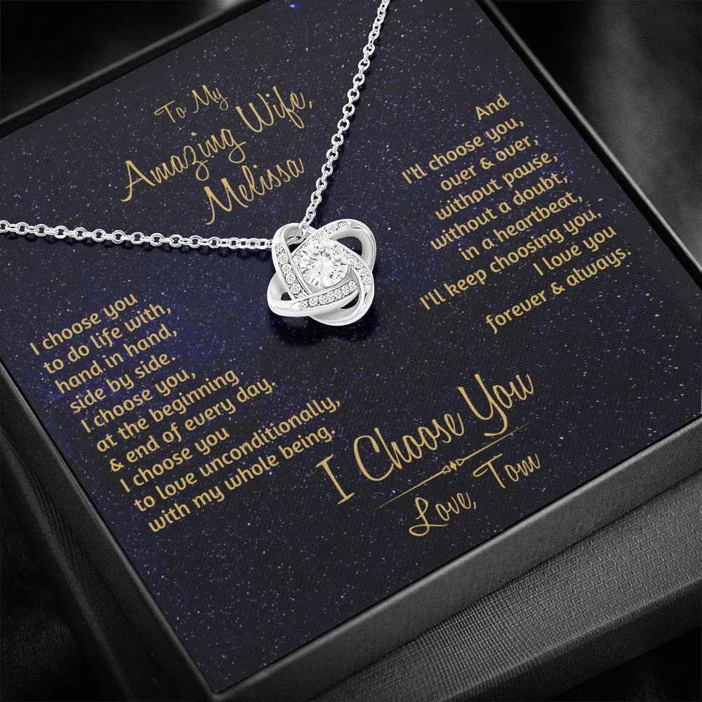 I choose you personalized LK