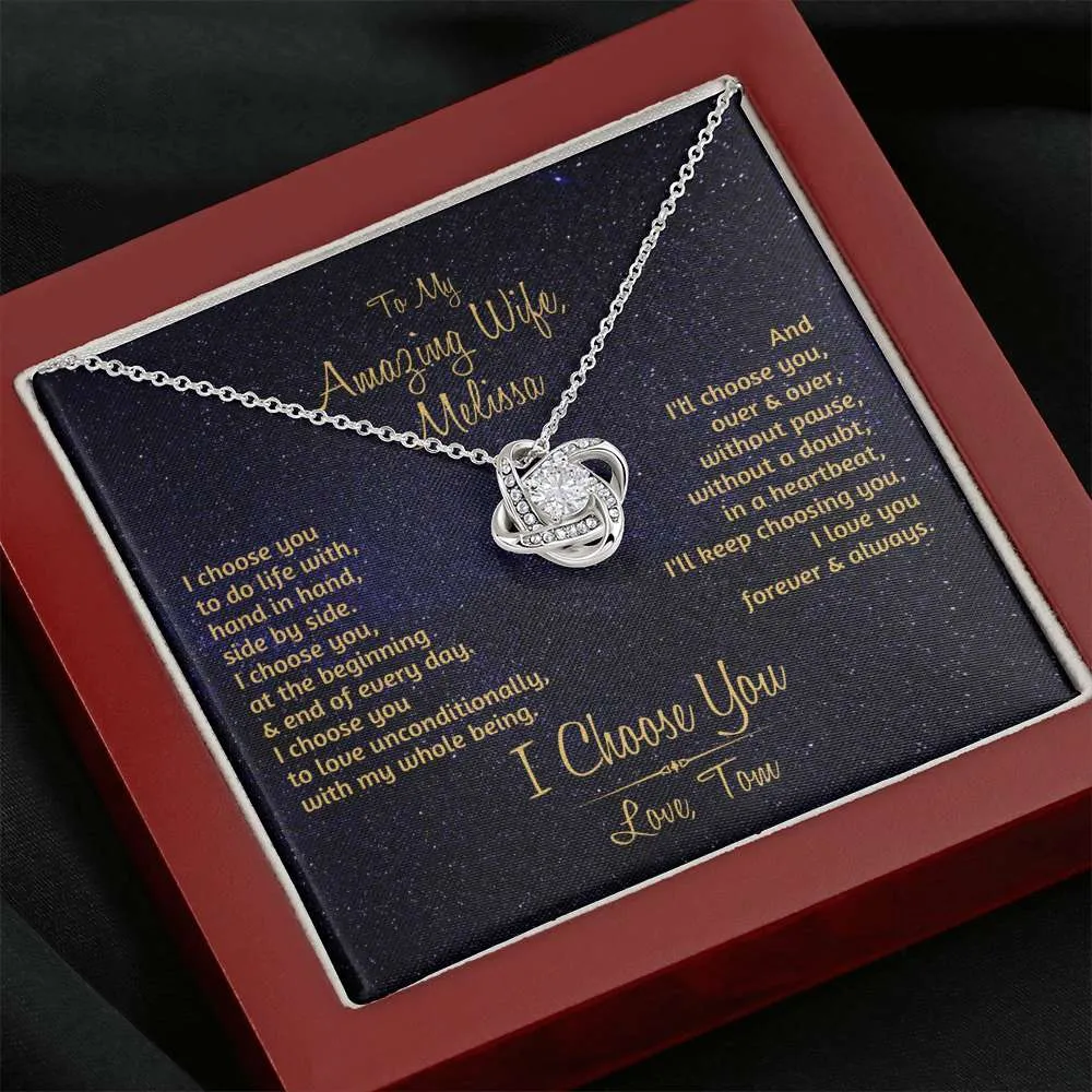 I choose you personalized LK