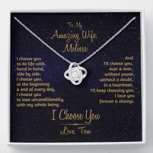 I choose you personalized LK