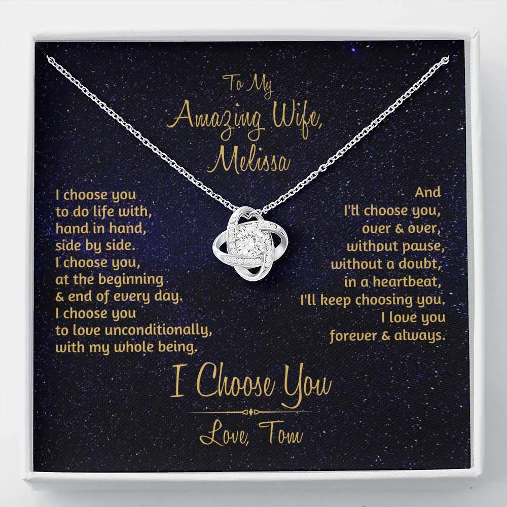 I choose you personalized LK