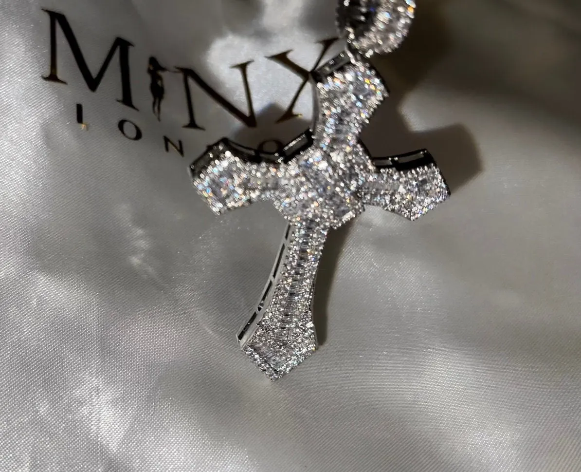 Iced Out Cross | Big Cross Necklace | Cross Necklace for Men | Iced Out Chain | Cross Chains | Cross Pendant | Diamond Cross Chain | Chain