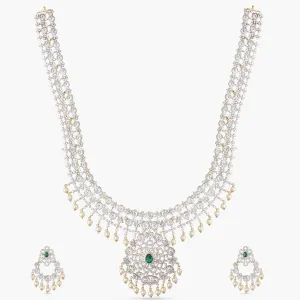 Idika Nakshatra CZ Bridal Long Necklace Set