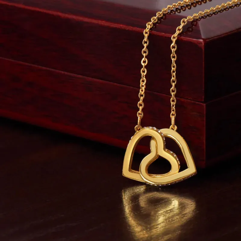 Interlocking Cordate Pendant With Chain