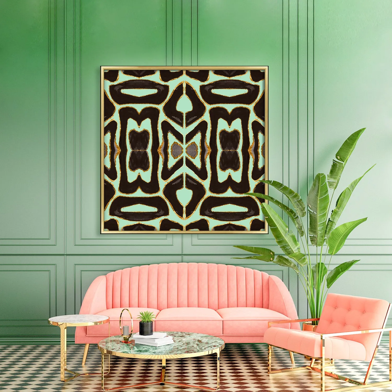Jade Slab Mirror