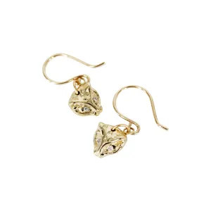 Jaguar Earrings with Diamond Eyes