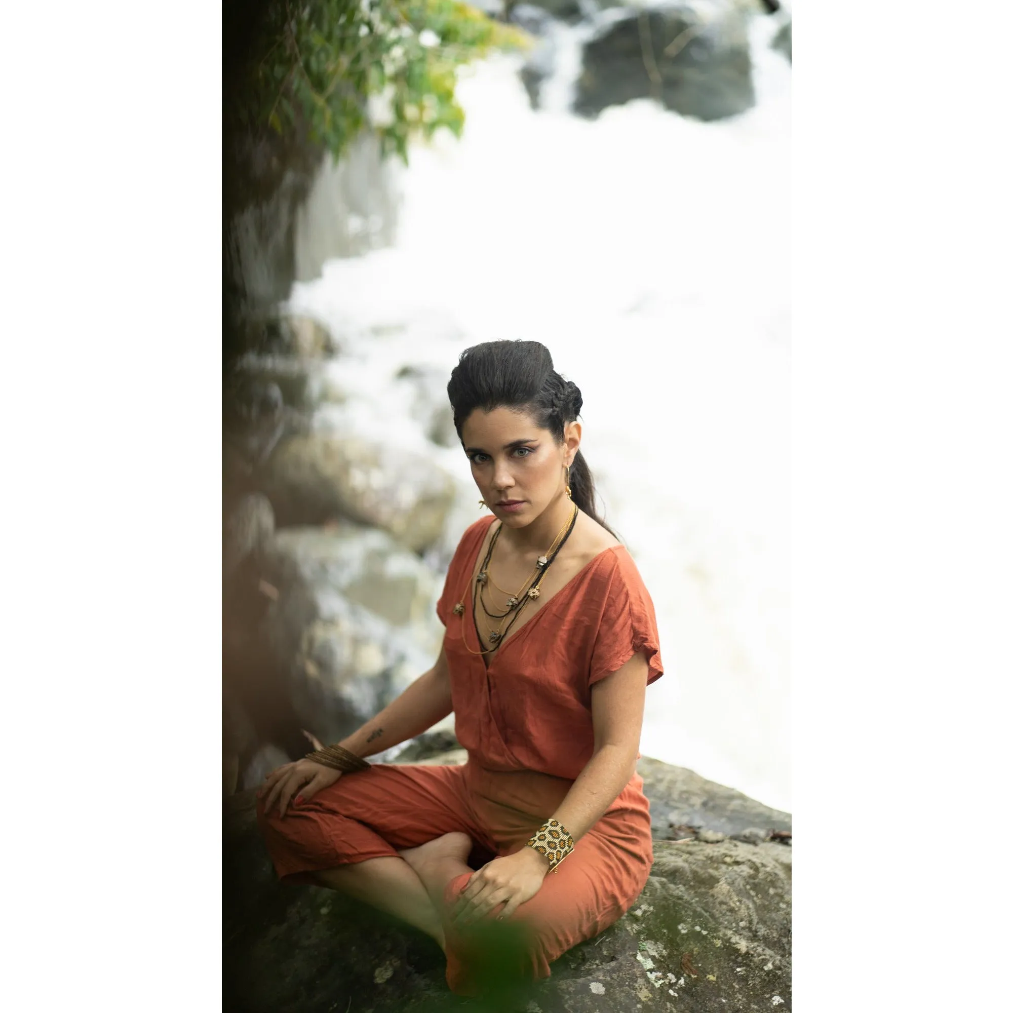 Jaguar waterfall necklace