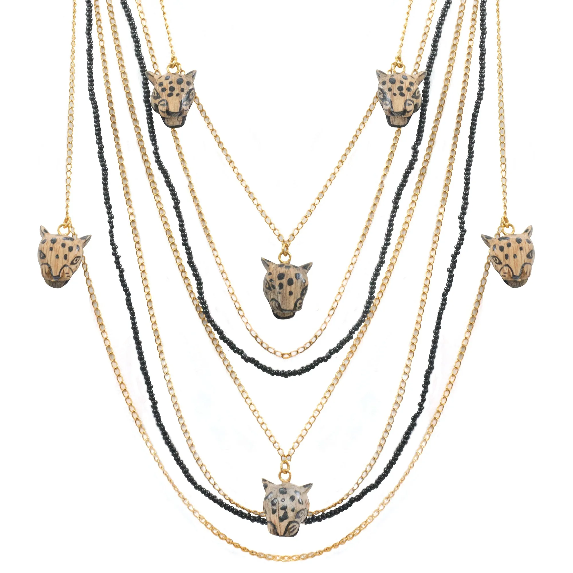 Jaguar waterfall necklace