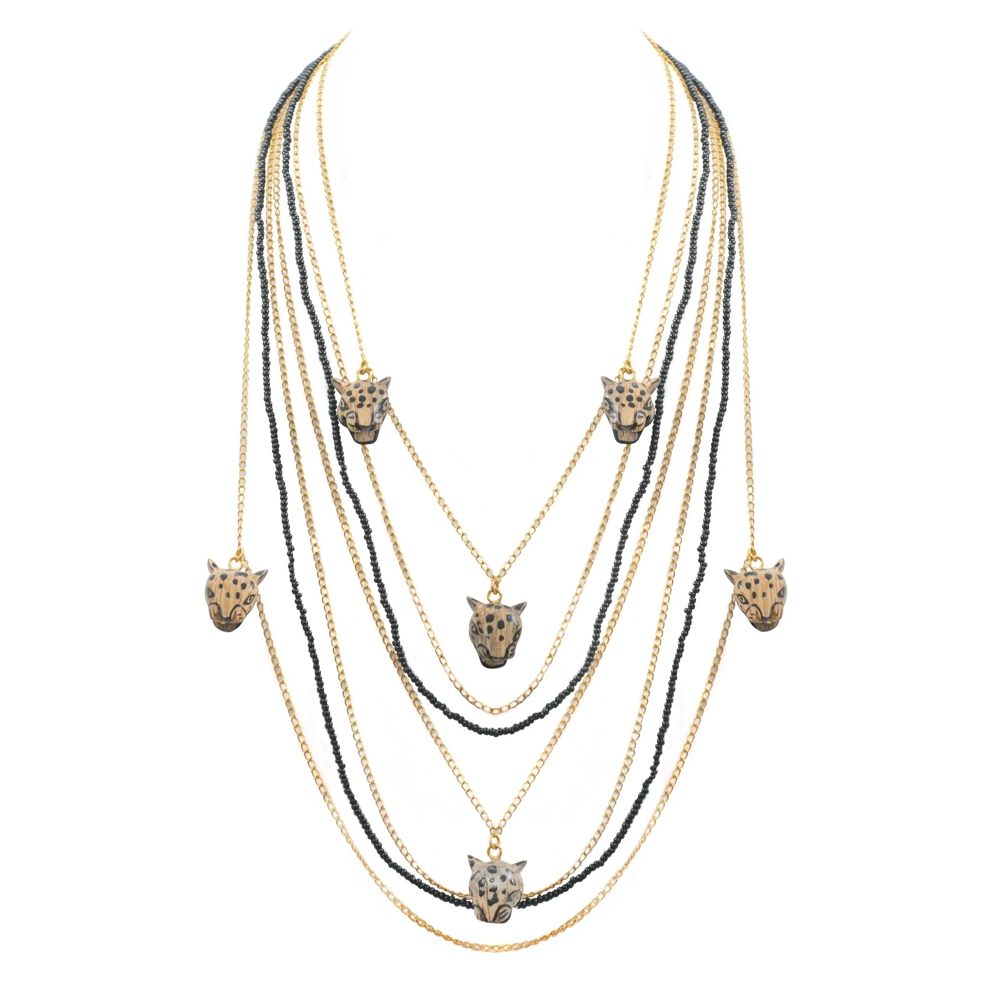 Jaguar waterfall necklace