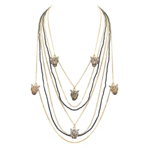 Jaguar waterfall necklace