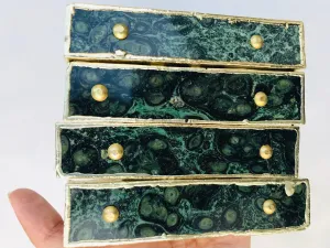 Kambaba Jasper Agate Cabinet Door Pull Handle - Set of 4