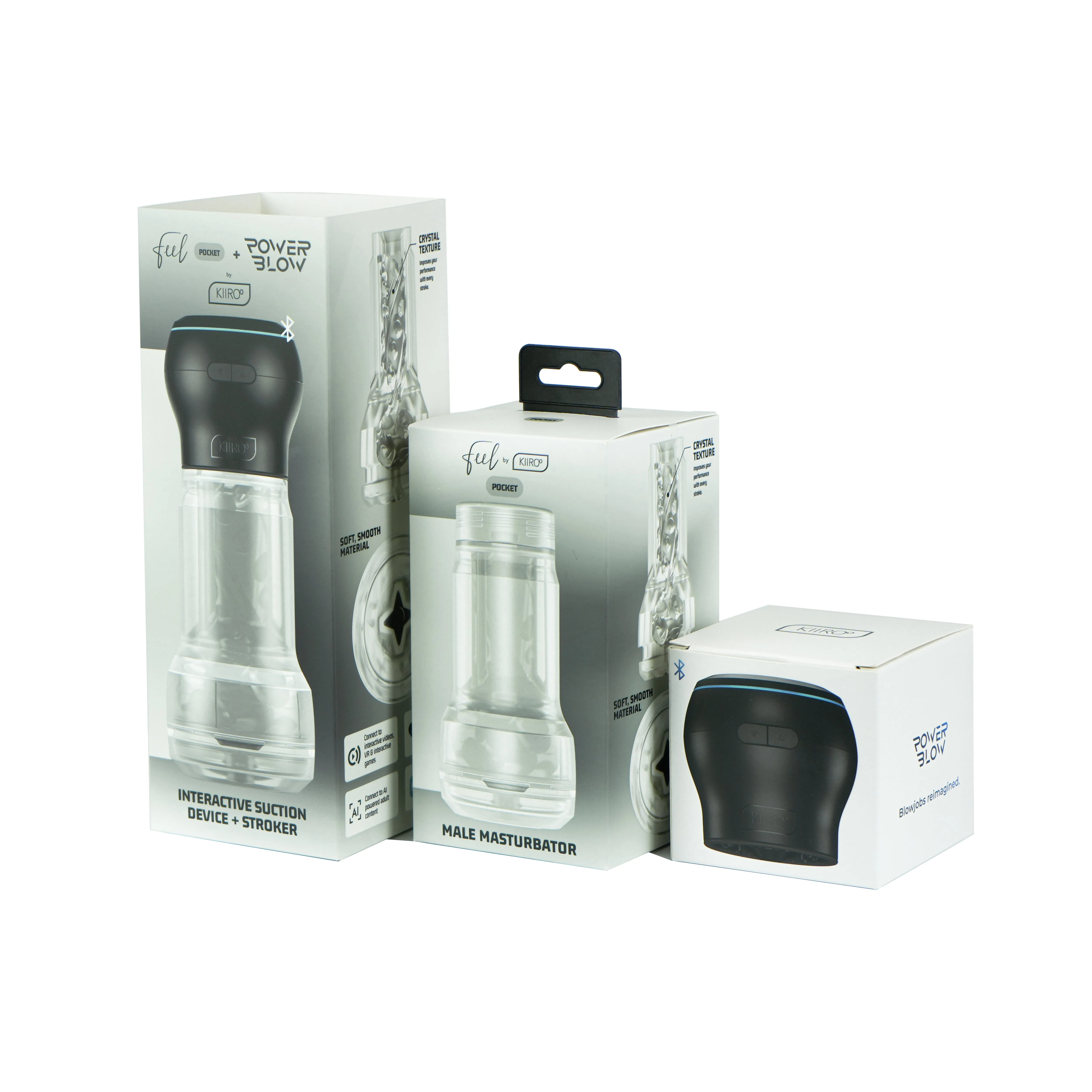 Kiiroo Feel Crystal Pocket Stroker   Powerblow