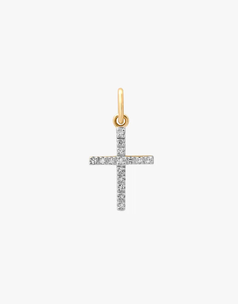 KJC Saving Grace Pave Diamond Charm
