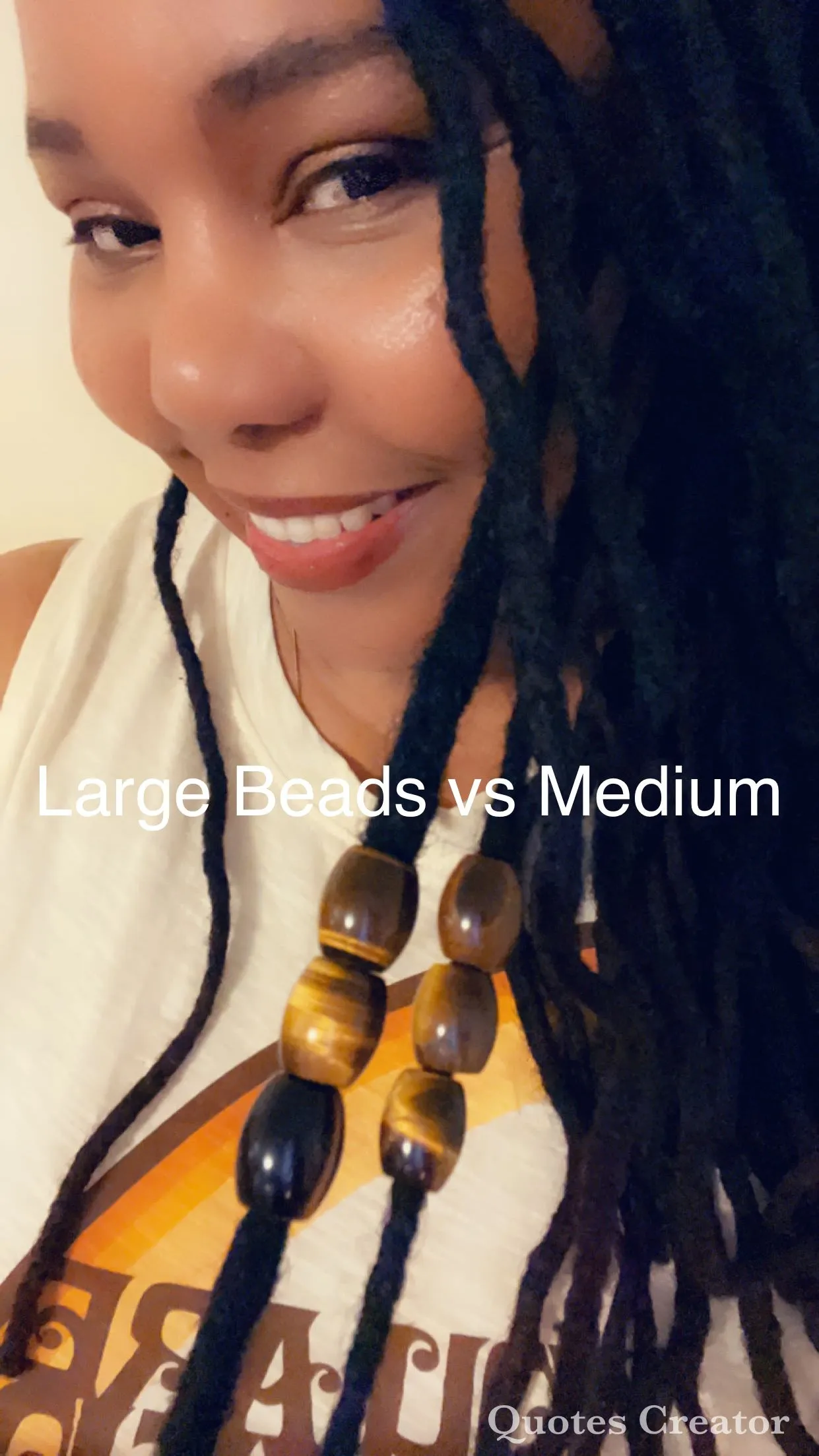Large Green Agate Loc Bead, Gemstone  Bead