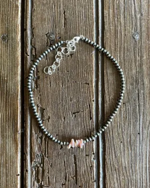 Largo Vista Pink Conch Sterling Silver Pearl Necklace