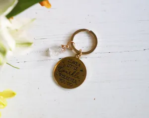 Leave a Little Sparkle Keychain
