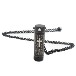 Lord's Prayer Pendant Cremation Jewelry
