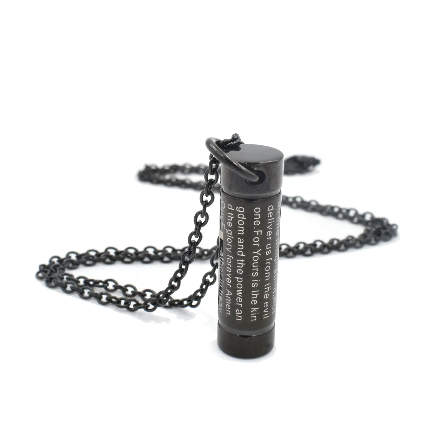 Lord's Prayer Pendant Cremation Jewelry