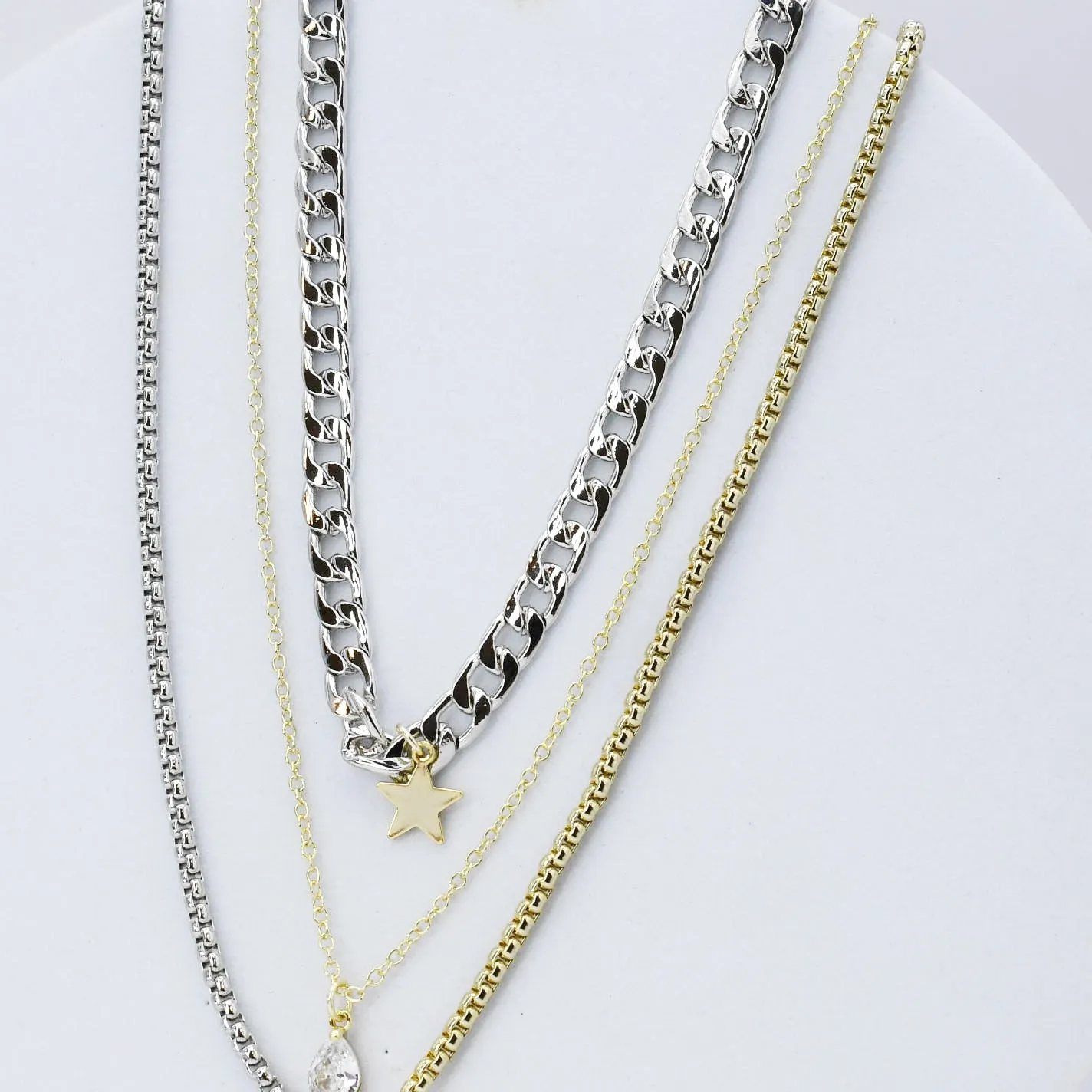 Lunar Glow Layer Necklace L16