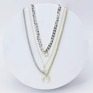 Lunar Glow Layer Necklace L16