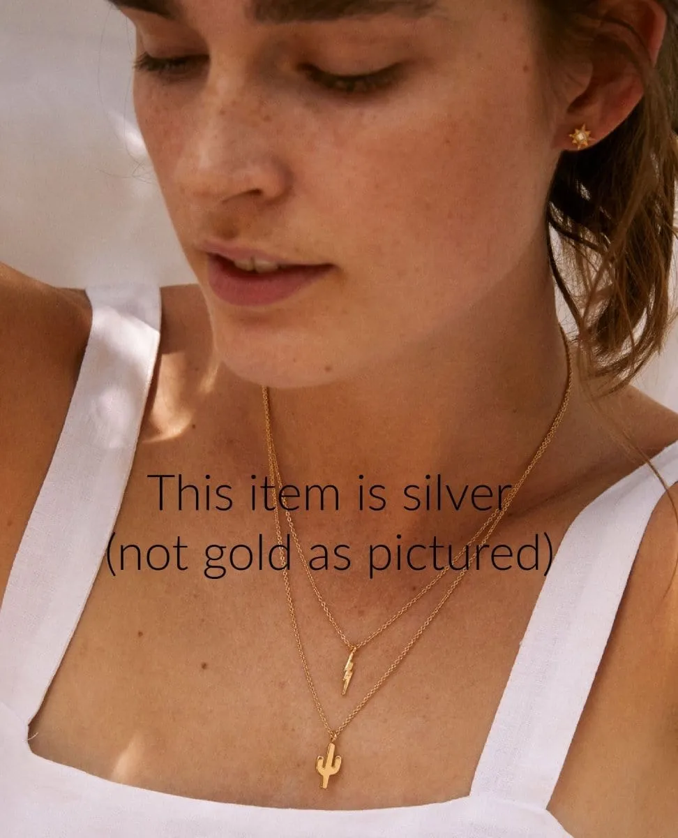 Made of Lightning Necklace Silver